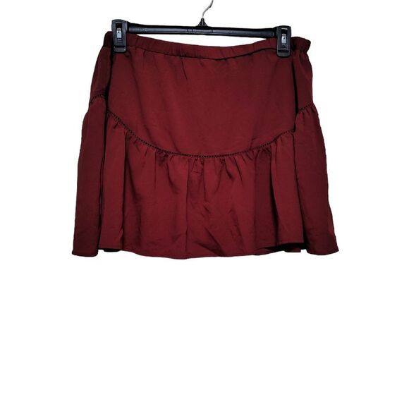 Banana Republic Burgundy Skirt L - Picture 1 of 5